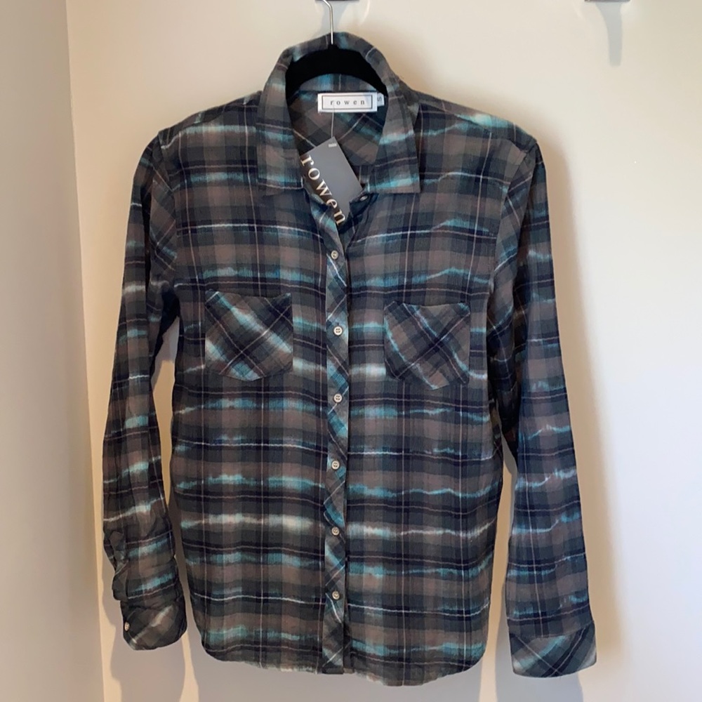 Plaid button down